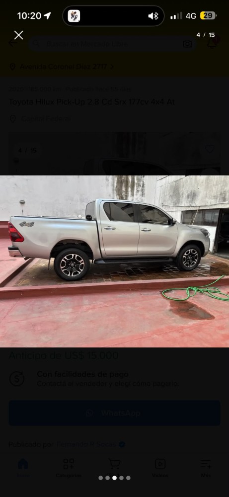 Toyota Hilux 2.8 Cd SRX 177 CV 4x4 At — foto 10